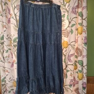 American Eagle Outfitters Blue Denim Skirt